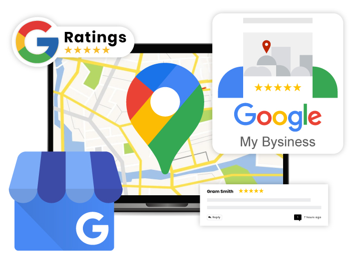 Team collaborating in an office