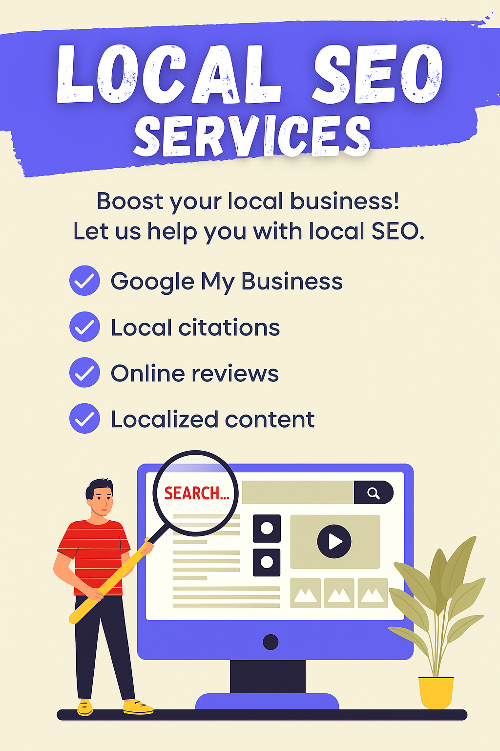 Team looking at a computer screen